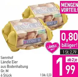 Sutterlüty Sennhof Ländle Eier aus Bodenhaltung Angebot