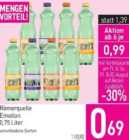 Sutterlüty Römerquelle Emotion Angebot