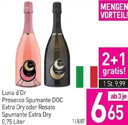 Sutterlüty Luna d'Or Prosecco Spumante DOC Extra Dry oder Rosato Spumante Extra Dry Angebot