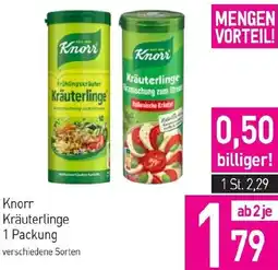 Sutterlüty Knorr Kräuterlinge mischung zum Str Ralienische Kriater Angebot