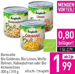 Sutterlüty Bonduelle Bio Goldmais Bio Linsen Weiße Bohnen Kidneybohnen oder Bio Kichererbsen Angebot