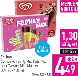 Sutterlüty Eskimo Combino Family Mix Kids Mix oder Twister Mini Mallow Angebot