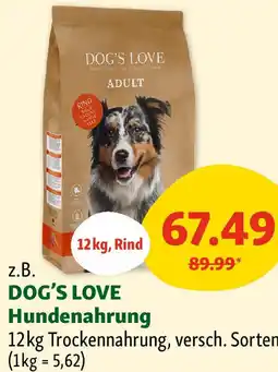 Fressnapf Dog's love Hundenahrung Angebot