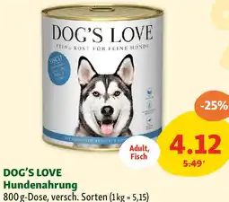 Fressnapf DOG'S LOVE Hundenahrung Angebot