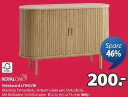 JYSK Royaloak Sideboard LYNGVIG Angebot