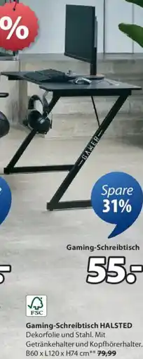 JYSK Gaming-schreibtisch halsted Angebot