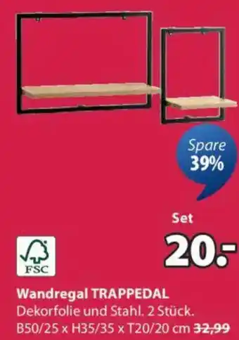 JYSK Wandregal trappedal Angebot