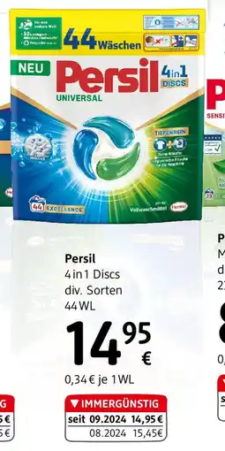 dm Persil 4 in 1 Discs Waschmittel div. Sorten 44 WL Angebot