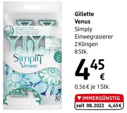 dm Gillette Venus Simply Einwegrasierer 2 Klingen Angebot