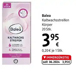 dm Balea Kaltwachsstreifen Körper dm Angebot
