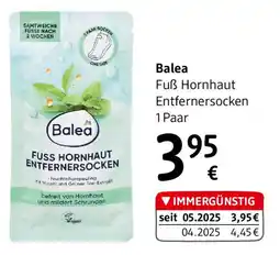 dm Balea Fuß Hornhaut Entfernersocken Angebot