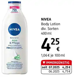 dm Nivea Body Lotion div. Sorten Angebot