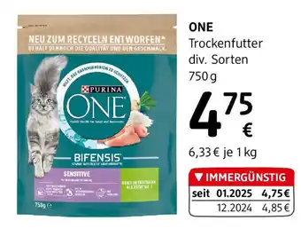 dm One trockenfutter div. sorten Angebot