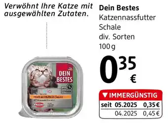 dm Katzennassfutter Schale div. Sorten Angebot