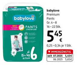 dm babylove Premium Pants Gr. 4–8 Angebot