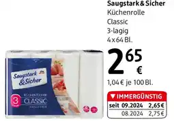 dm Saugstark & Sicher Küchentücher Classic 3-lagig Angebot