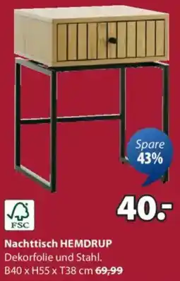 JYSK Nachttisch hemdrup Angebot
