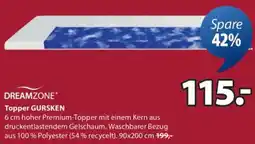 JYSK Dreamzone topper gursken Angebot