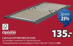 JYSK Optimo Lattenrost OPTIMO EIRA FIX A200 Angebot