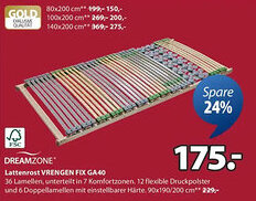 JYSK Dreamzone Lattenrost VRENGEN FIX GA40 Angebot