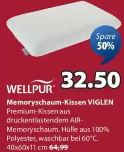 JYSK Wellpur Memoryschaum-Kissen VIGLEN Angebot