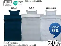 JYSK Satin-Bettwäsche Angebot