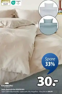 JYSK Kronborg satin-bettwäsche ingeborg Angebot