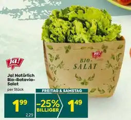 Billa Ja! Natürlich Bio-Batavia-Salat Angebot