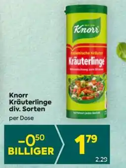 Billa Knorr Kräuterlinge div. Sorten Angebot