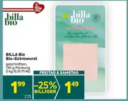 Billa BILLA Bio Bio-Extrawurst Angebot