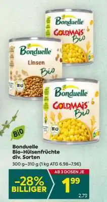 Billa Bonduelle Bio-Hülsenfrüchte div. Sorten Angebot