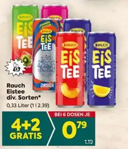 Billa Rauch Eistee div. Sorten Angebot
