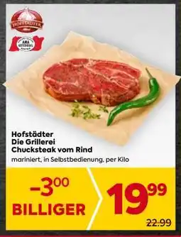 Billa Hofstädter Die Grillerei Chucksteak vom Rind Angebot