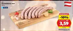 Hofer BBQ BRATWÜRSTEL ROH Angebot