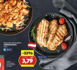Hofer KARREESTEAKS natur Angebot