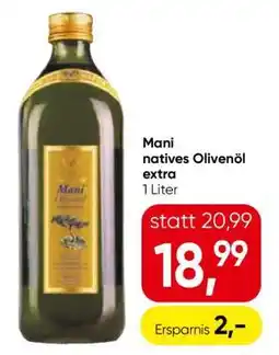 Eurospar Mani natives Olivenöl extra Angebot