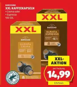 Hofer BARISSIMO XXL KAFFEEKAPSELN Angebot