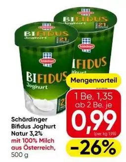 Eurospar Schärdinger Bifidus Joghurt Natur 3,2% Angebot