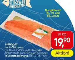Eurospar S-BUDGET Lachsfilet natur Angebot