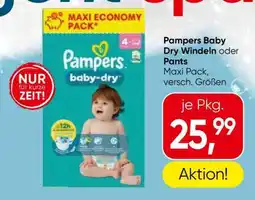 Eurospar Pampers Baby Dry Windeln oder Pants Angebot