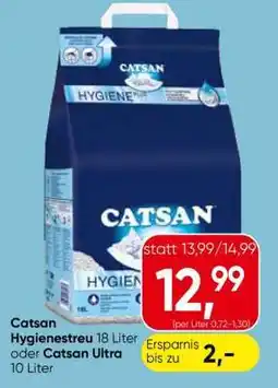 Eurospar Catsan Hygienestreu oder Catsan Ultra Angebot