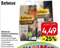 Eurospar Barbecue Premium Grillkohle/Grillbriketts Angebot