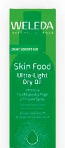 Bipa Weleda Skin Food Ultra-Light Dry Oil Angebot
