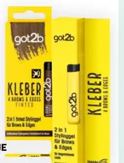Bipa Schwarzkopf Got2B Kleber 2in1 Stylinggel Brows & Edges Angebot