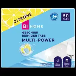 Bipa BI Home Geschirrreinigertabs Multi-Power Zitrone Angebot