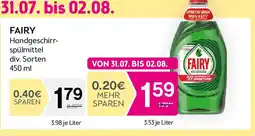 Bipa FAIRY Handgeschirrspülmittel Angebot
