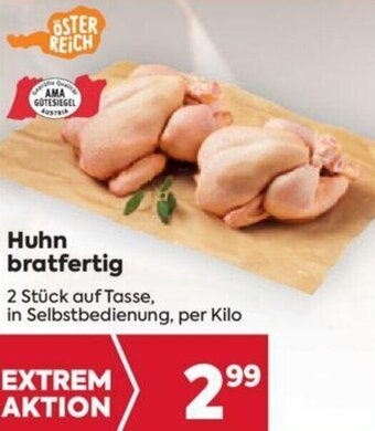 Billa Huhn Bratfertig Angebot