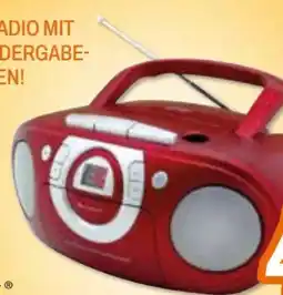 Expert Soundmaster Tragbares CD-Kassetten-Radio SCD5100RO Angebot