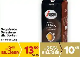 Billa Segafredo Selezione Div. Sorten Angebot