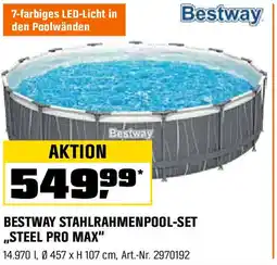 OBI Bestway stahlrahmenpool-set ,,steel pro max Angebot